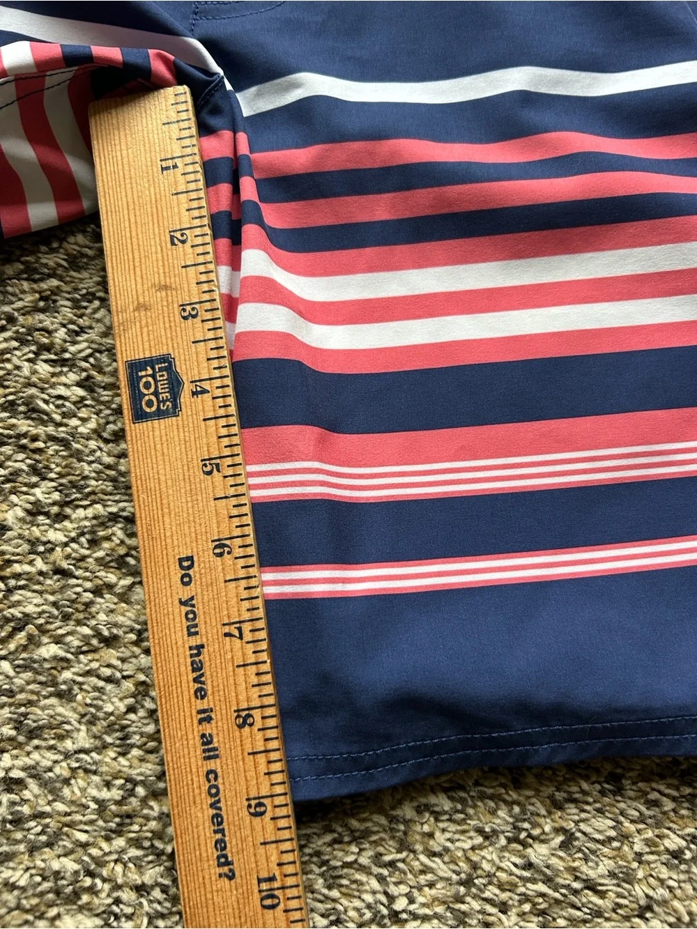 Vineyard Vines Americana Striped Swim Board Shorts Size 30